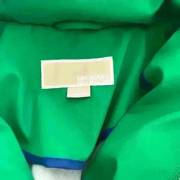 MICHAEL Michael Kors Green Belted Trench Coat - Picture 10 of 10